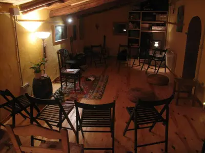 Zona de estar de L'Esgolfa de ca l'Ortís
