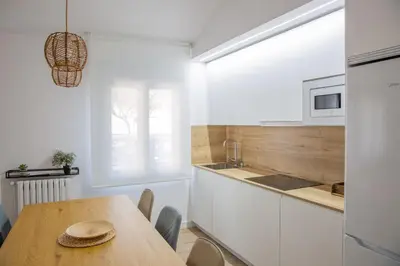 Una cocina o zona de cocina en El Canónigo Bardenas