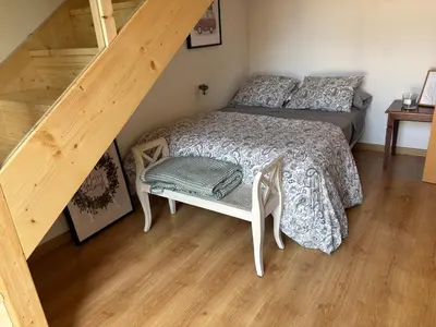 Cama o camas de una habitación en Le Petit Palais