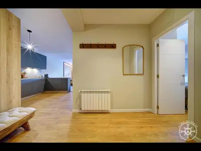 Cama o camas de una habitación en LIEBRE de Alma de Nieve