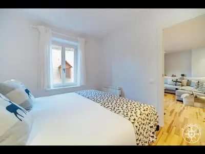 Cama o camas de una habitación en HONT de Alma de Nieve