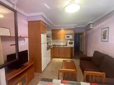 Una cocina o zona de cocina en Apartamentos Villa de Ainsa
