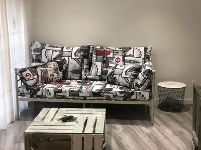 Zona de estar de Loft LVU en Zaragoza