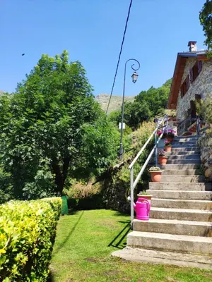 Jardín al aire libre en Casa Torellola