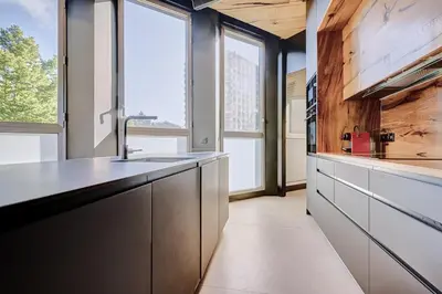 Una cocina o zona de cocina en Apartamento Plural by Clabao