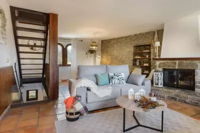 Zona de estar de Alojamiento la Atalaya de Araguas