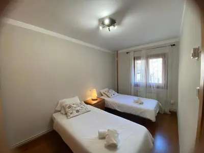 Cama o camas de una habitación en NRY ESTANCES I SERVEIS EL TARTER 2