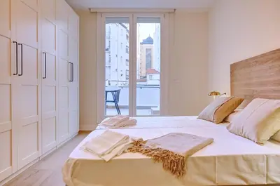 Cama o camas de una habitación en Apartamento El Conde by Clabao