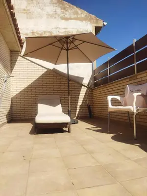 Un patio o zona al aire libre en Ático Entero con Habitación en Corella