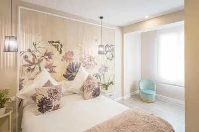Cama o camas de una habitación en Hostal Plaza Boutique - Solo adultos