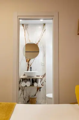 Cama o camas de una habitación en Hostal Plaza Boutique - Solo adultos