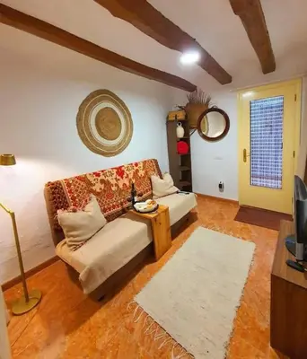 Una televisión o centro de entretenimiento en Casa de Danann