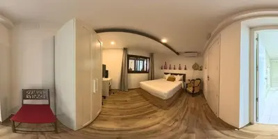 Cama o camas de una habitación en Camins del Priorat Ermita sant Pau