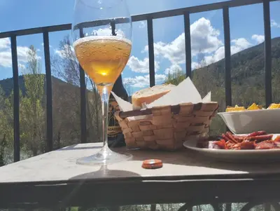 Bebidas en Alojamiento Gorga-Ordesa, en Boltaña