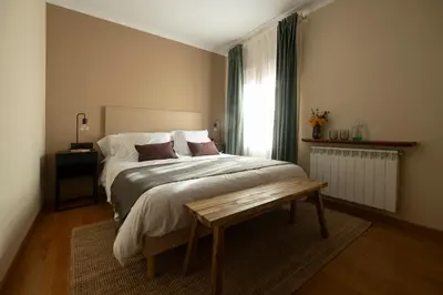 Cama o camas de una habitación en Hotel Siuranella
