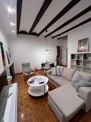 Zona de estar de Encantador apartamento en Estella-Lizarra