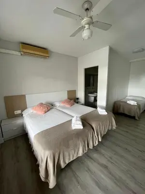Cama o camas de una habitación en Pensión Luzía - Optional Auto Check-in
