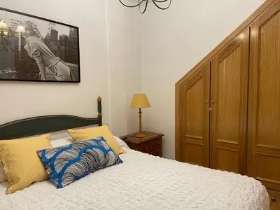 Cama o camas de una habitación en Apartament Triplex