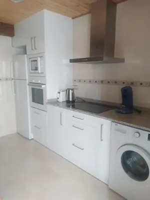 Una cocina o zona de cocina en Casa Rural La Maestra