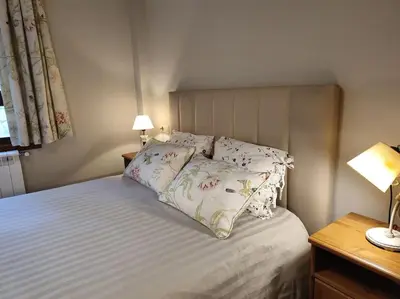 Cama o camas de una habitación en Boira, ideal familias, preciosas vistas, garaje incluido