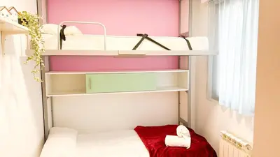 Cama o camas de una habitación en Escultor del Pilar ComoTuCasa