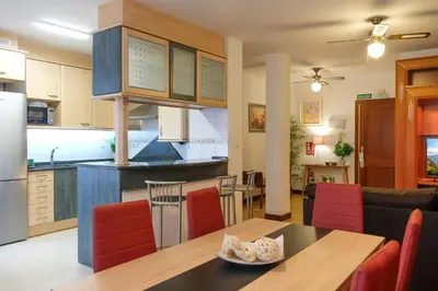 Una cocina o zona de cocina en APARTAMETO BAZTANGOA I
