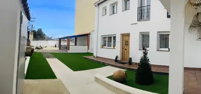 Jardín al aire libre en Apartamentos La Escapada