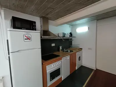 Una cocina o zona de cocina en Inmocyma Los Escuadros-Benasque