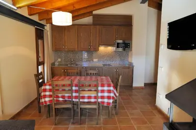 Una cocina o zona de cocina en Apartaments Cal Climent