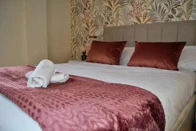 Cama o camas de una habitación en La Casa de la Montaña