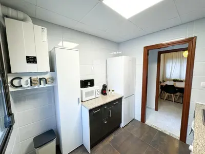 Una cocina o zona de cocina en La Paloma del Pilar - Turistea Suites