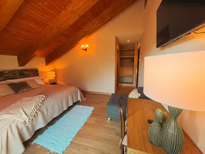Cama o camas de una habitación en As Fuebas de Patricio