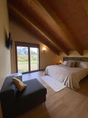 Cama o camas de una habitación en As Fuebas de Patricio