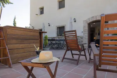 Un balcón o terraza de MAS ALSERA. Masoveria d'Agroturisme