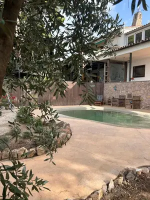 Jardín al aire libre en Casa Mandarina