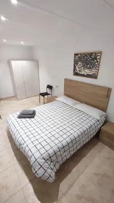 Cama o camas de una habitación en La Quadra de Quelo 3