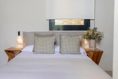 Cama o camas de una habitación en Borda Mondarruego