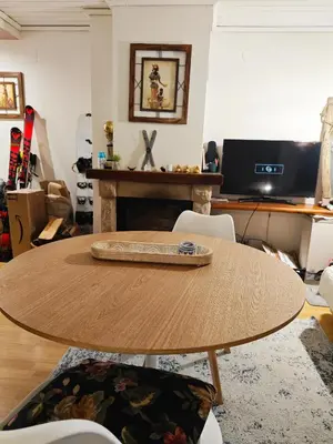 Una televisión o centro de entretenimiento en Residencial La Moleta
