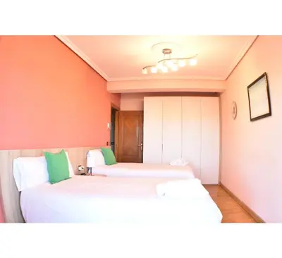 Cama o camas de una habitación en Casa Gilgar Olite