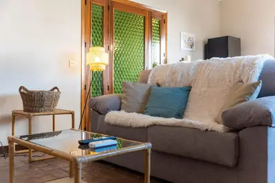 Zona de estar de Cozy house in Priorat! Barbecue & Relax - Climbing & Views