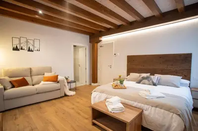 Cama o camas de una habitación en Casa Rural Kabia