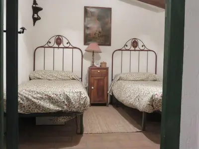 Cama o camas de una habitación en Mas Nou Casa y piscina en plena naturaleza