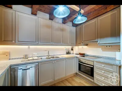 Una cocina o zona de cocina en CASA GIRETA de Alma de Nieve