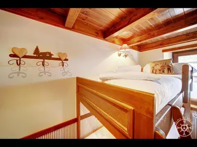 Cama o camas de una habitación en FORCANADA de Alma de Nieve