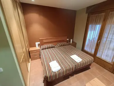 Cama o camas de una habitación en Fuen Blanca