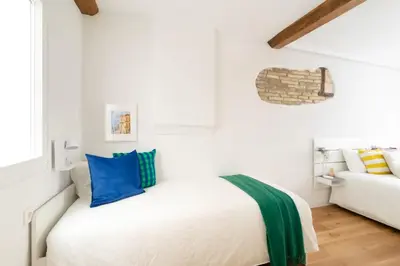 Cama o camas de una habitación en Increíble, amplio, cómodo y céntrico apartamento