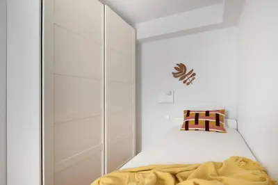 Cama o camas de una habitación en Increíble, amplio, cómodo y céntrico apartamento
