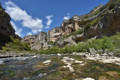 Paisaje cerca de este chalet de montaña