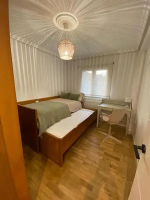 Cama o camas de una habitación en Apartamento Zuhaitzondoa Etxea