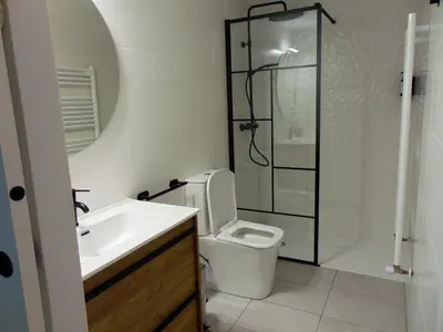 Un baño de Apartamento Zuhaitzondoa Etxea